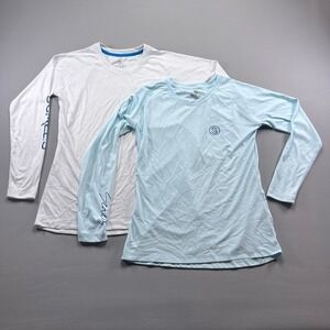 Lot Of 2 Scales Gear Pro Performance Shirts Women Large Multicolor Raglan Sleeve